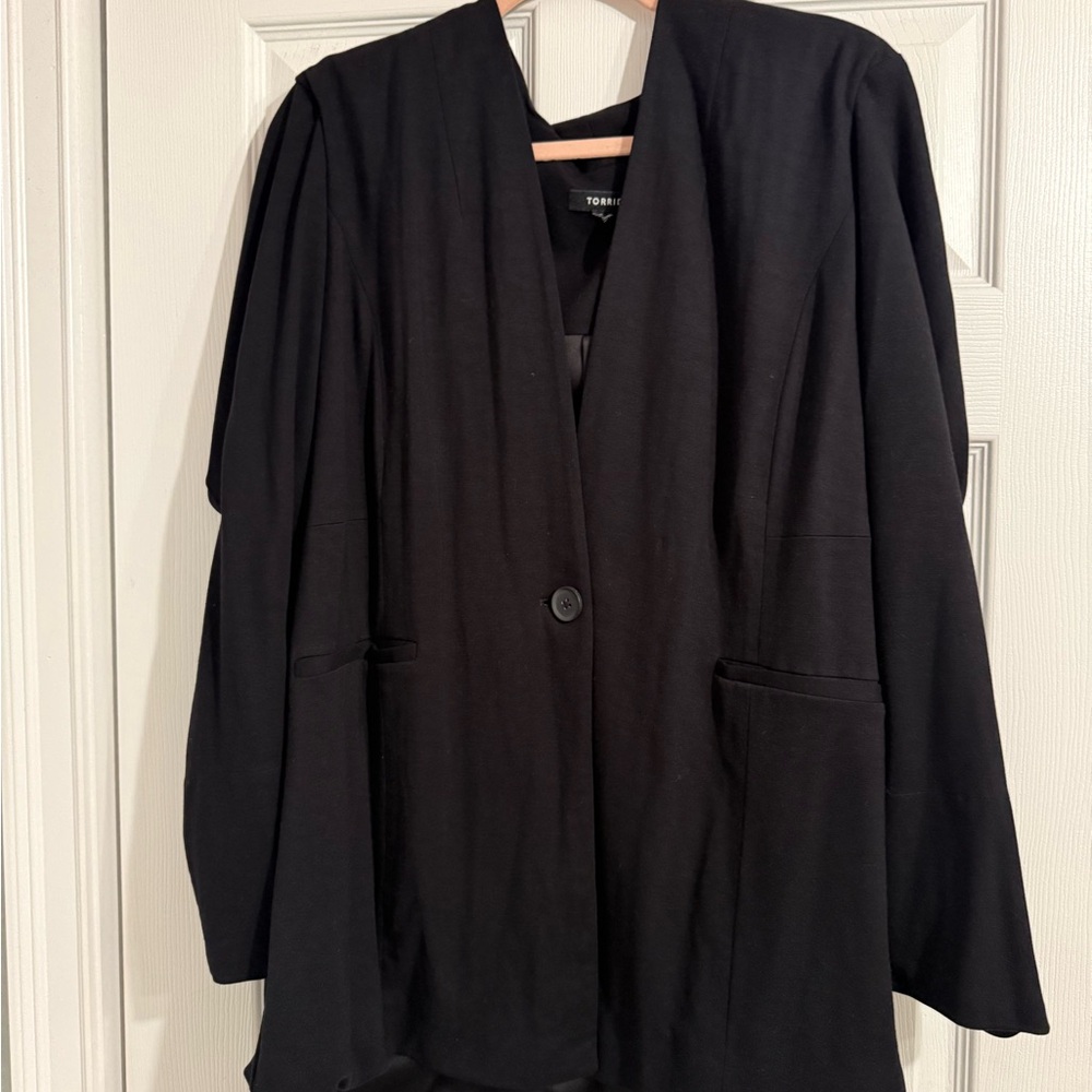 Plus Size Black Blazer